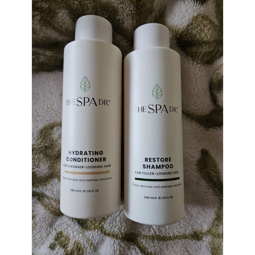 The SPA Dr RESTORE Shampoo & Hydrating Conditioner 8.1 Fl Oz Each NEW